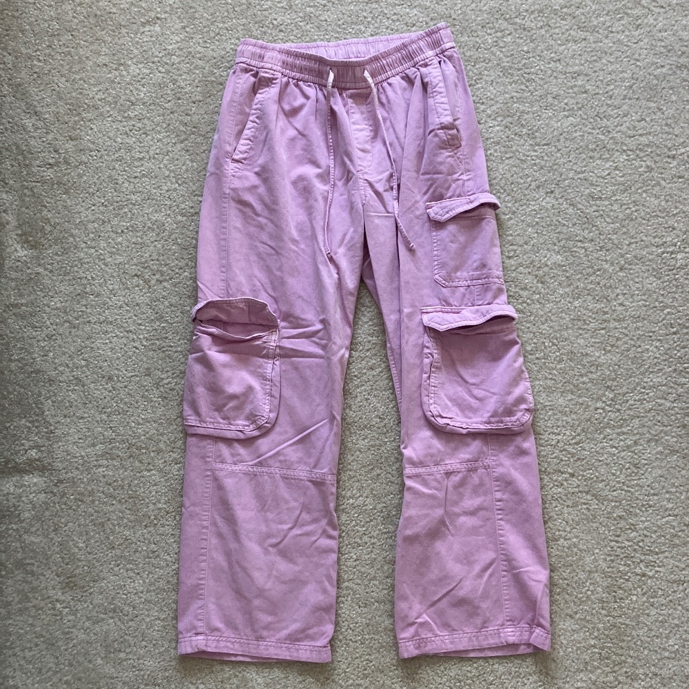 Y2K lavender cargo pants